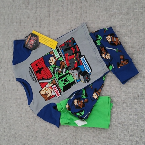 Mine Craft pajama set - Picture 2 of 2
